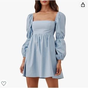 Like New Exlura Sky Blue Dress Size M